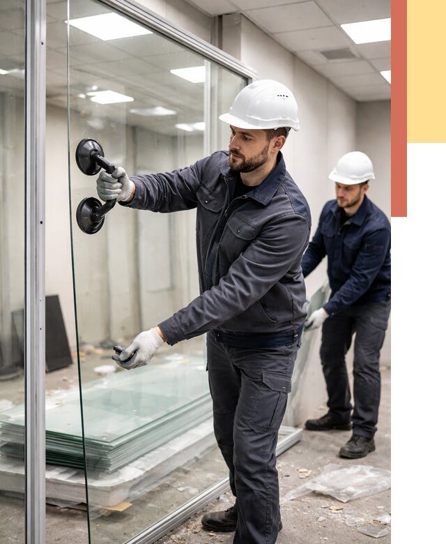 Демонтаж стеклянных перегородок в волжском от 3242 руб. — быстро и недорого | ОТДЕЛОЧНИК-Влж