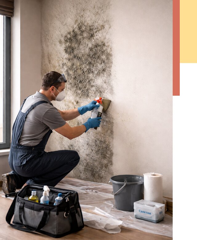 Удаление плесени со стен в волжском от 2178 руб. — быстро и недорого | ОТДЕЛОЧНИК-Влж
