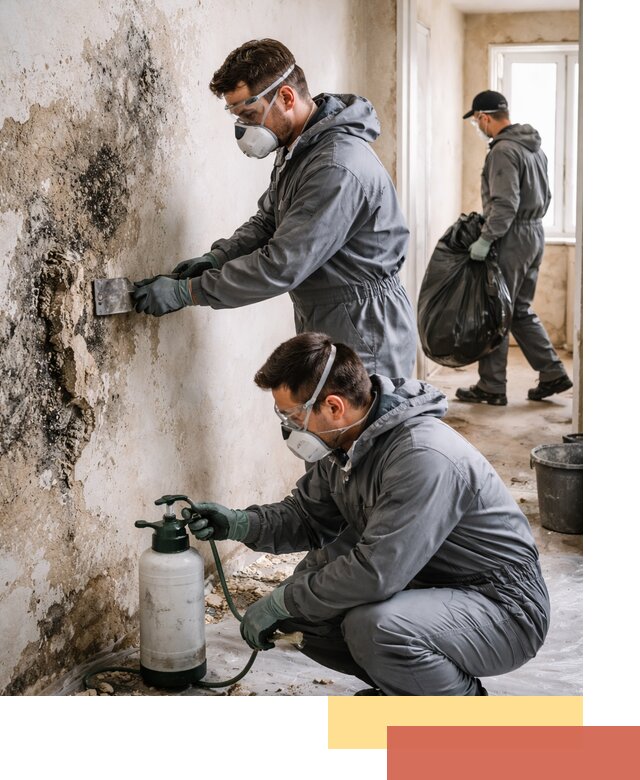 Удаление плесени со стен профессионально в волжском