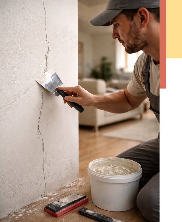 Заделка трещин и сколов в волжском от 2482 руб. — быстро и недорого | ОТДЕЛОЧНИК-Влж