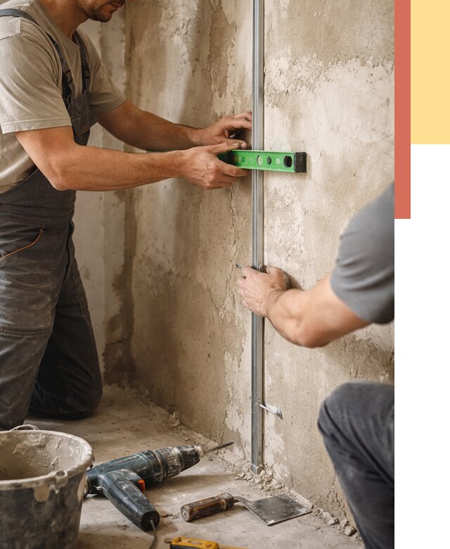 Установка штукатурных маяков в волжском от 7091 руб. — быстро и недорого | ОТДЕЛОЧНИК-Влж