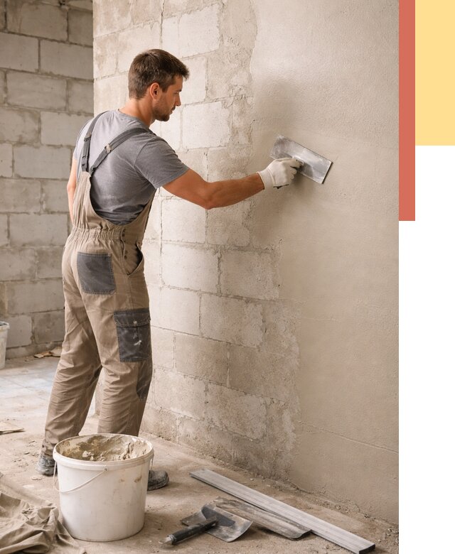 Штукатурка стен из газобетона в волжском от 2127 руб./м2 — быстро и недорого | ОТДЕЛОЧНИК-Влж