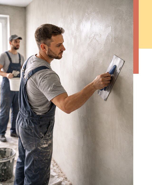 Глянцевание штукатурки стен в волжском от 7598 руб. — услуги и затирка | ОТДЕЛОЧНИК-Влж