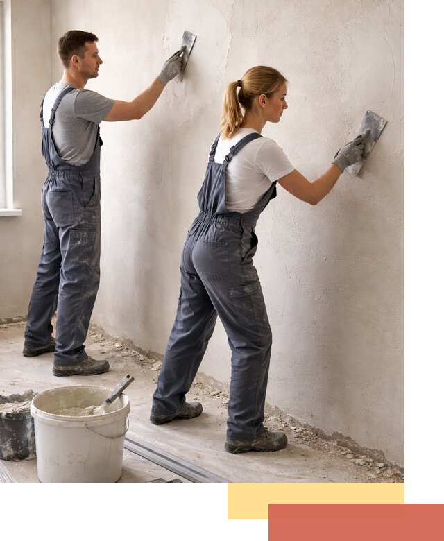 Штукатурка стен под обои в волжском профессионально и быстро