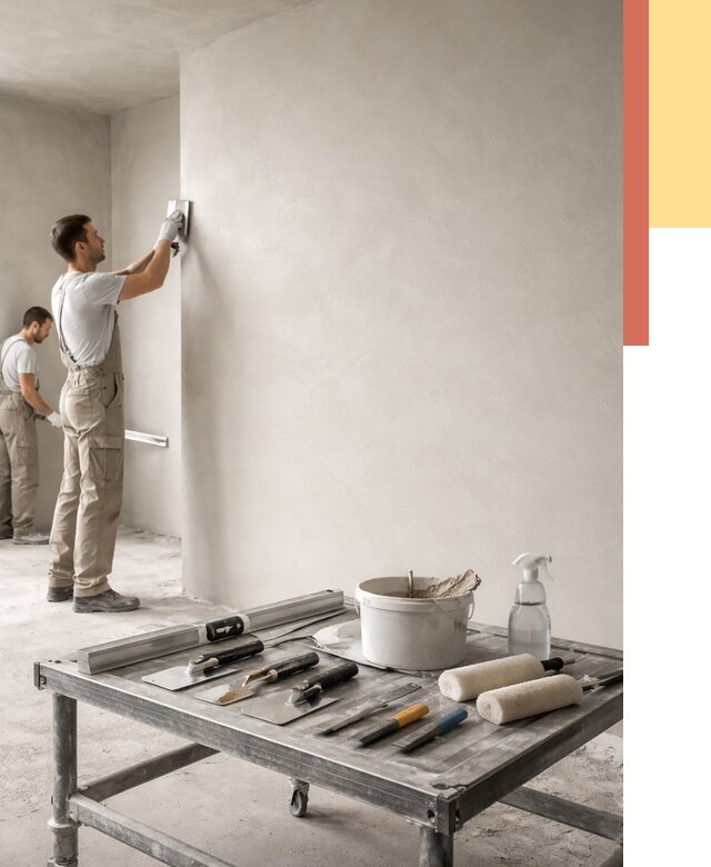 Штукатурка стен под покраску в волжском от 4559 руб./м² — качественно и недорого | ОТДЕЛОЧНИК-Влж