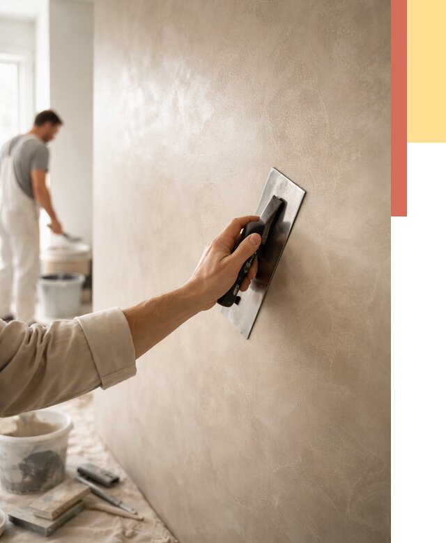 Венецианская штукатурка в волжском от 3546 руб/м² — нанесение стен под ключ | ОТДЕЛОЧНИК-Влж