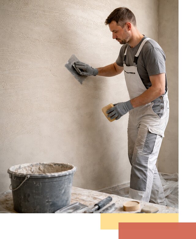 Декоративная штукатурка травертин в волжском для стен и потолков