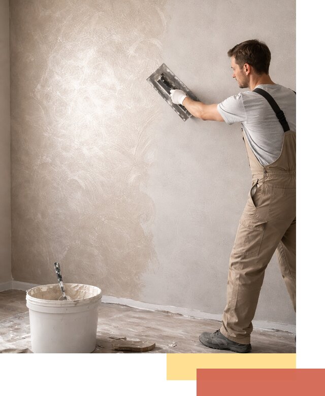 Декоративная штукатурка «Мокрый шелк» под ключ в волжском