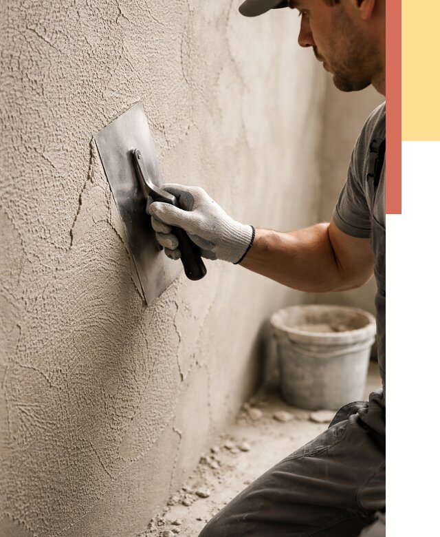 Структурная штукатурка стен в волжском от 4559 руб. под ключ | ОТДЕЛОЧНИК-Влж