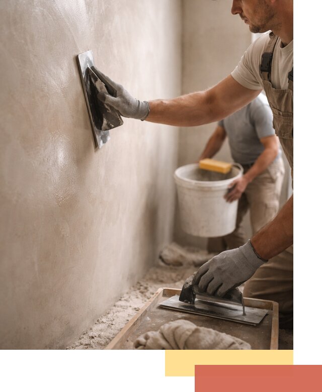 Нанесение марокканской штукатурки таделакт в волжском