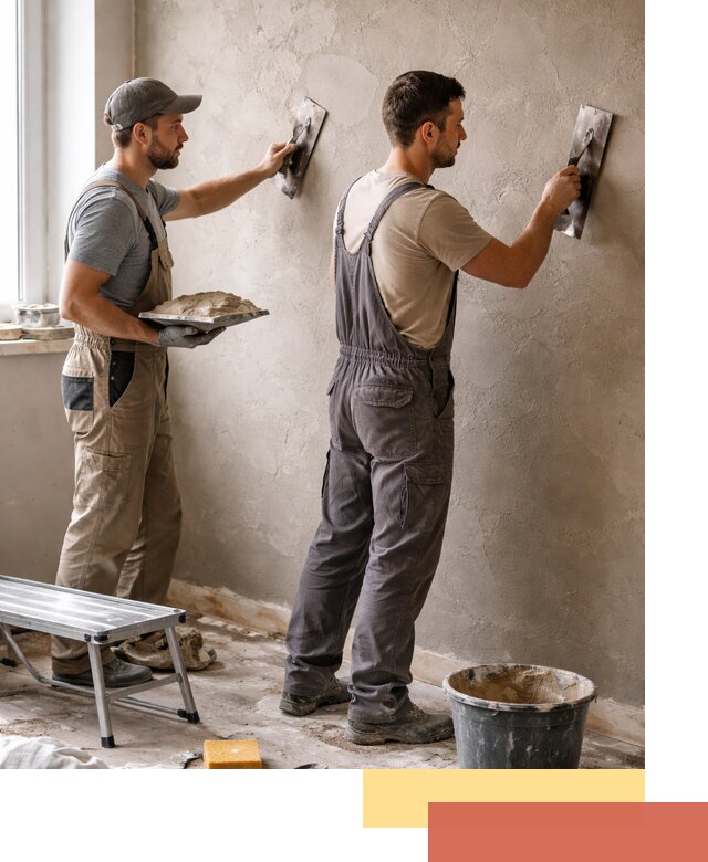 Ремонт декоративной штукатурки и восстановление фактуры в волжском