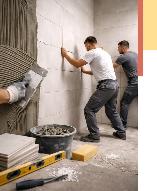 Укладка плитки на стены в волжском от 861 руб. — качественно и недорого | ОТДЕЛОЧНИК-Влж