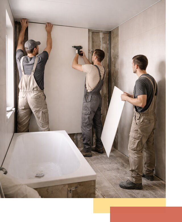 Отделка ванной панели ПВХ профессионально в волжском