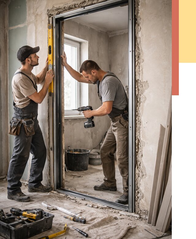 Закладка дверного проема в волжском от 3546 руб. — быстро и недорого | ОТДЕЛОЧНИК-Влж