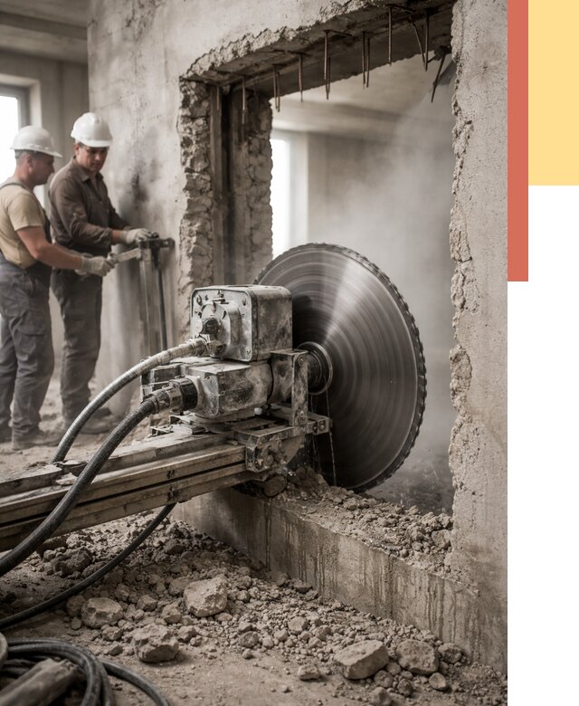 Алмазная резка проемов в волжском от 4559 руб. быстро и недорого | ОТДЕЛОЧНИК-Влж