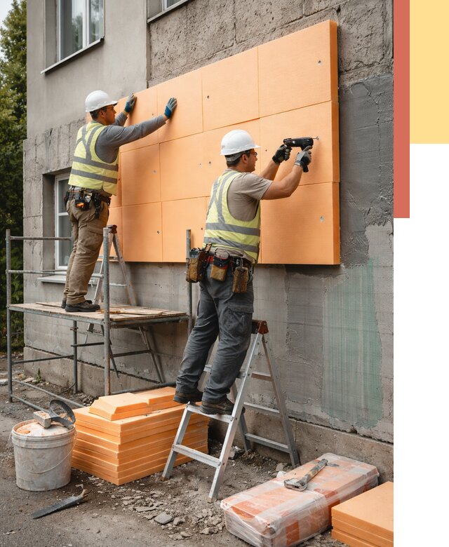 Утепление стен пеноплексом в волжском от 1874 руб./м2 — быстро и недорого | ОТДЕЛОЧНИК-Влж