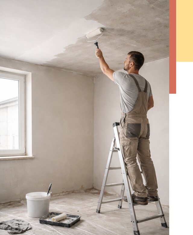 Грунтовка потолка в волжском от 2533 руб. — быстро и недорого | ОТДЕЛОЧНИК-Влж