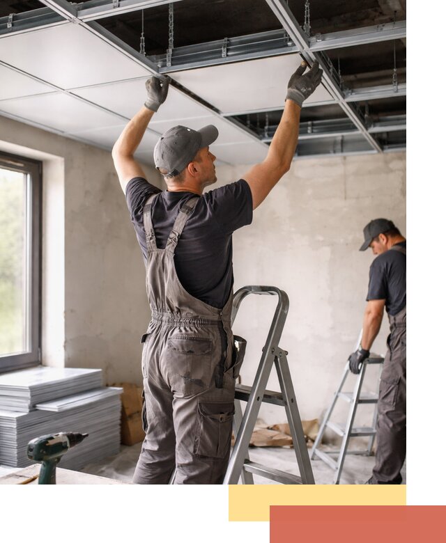 Монтаж кассетного потолка в волжском качественно и быстро