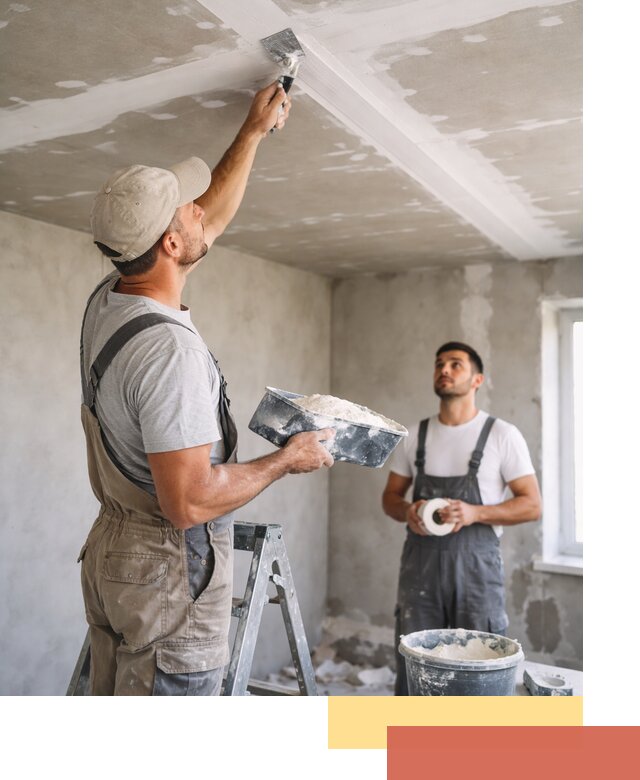 Обработка швов потолка ГКЛ в волжском: качественная заделка и шпатлевка