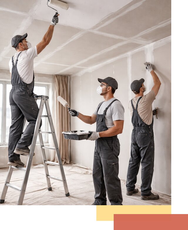 Покраска потолка из гипсокартона в волжском качественно и недорого