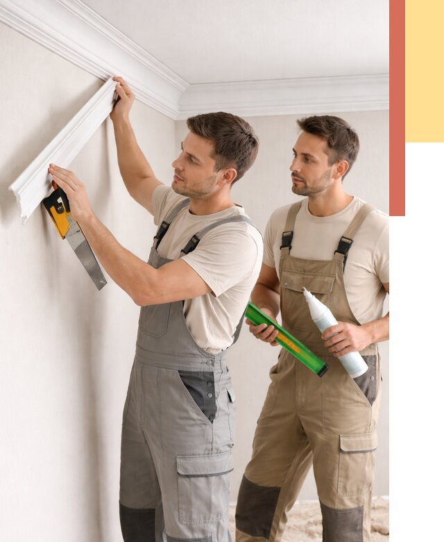 Монтаж потолочного плинтуса в волжском от 2330 руб. — быстро и недорого | ОТДЕЛОЧНИК-Влж