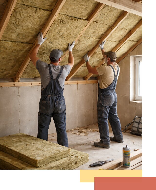 Утепление потолка минеральной ватой в волжском