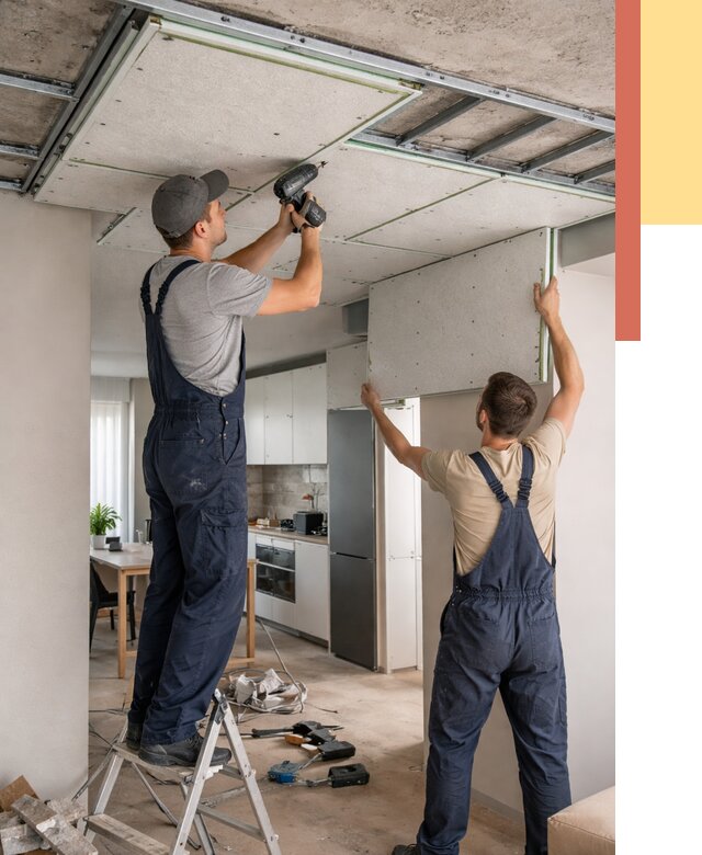 Шумоизоляция потолка панелями зипс в волжском от 1874 руб. под ключ | ОТДЕЛОЧНИК-Влж